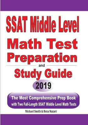 Book cover for SSAT Middle Level Math Test Preparation and Study Guide