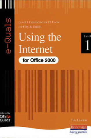 Cover of Using Internet IT Level 1 Certificate City & Guilds e-quals Office 2000