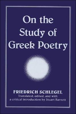 Book cover for On the Study of Greek Poetry