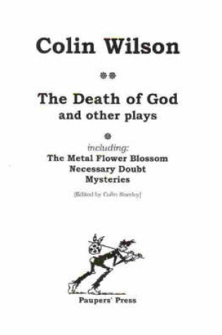 Cover of The Death of God and Other Plays