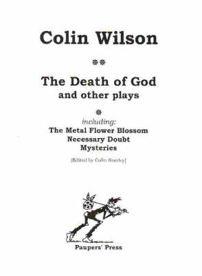 Book cover for The Death of God and Other Plays