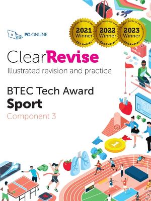 Cover of ClearRevise BTEC Level 1/2 Tech Award Sport: Component 3