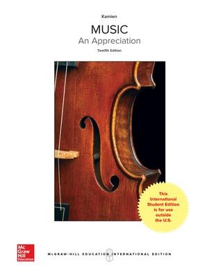 Book cover for ISE Music: An Appreciation, Edition