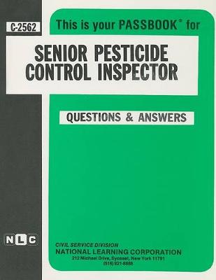 Cover of Senior Pesticide Control Inspector