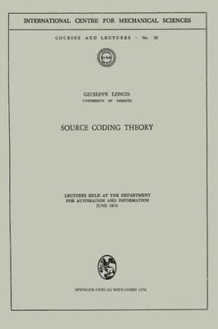 Cover of Source Coding Theory