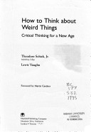 Book cover for How to Think about Weird Things