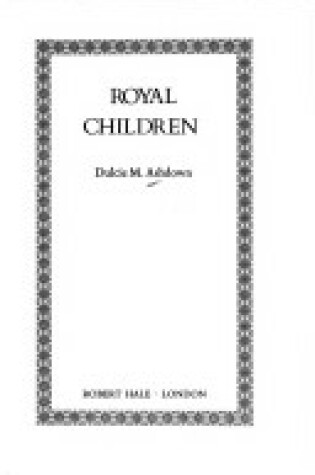 Cover of Royal Children