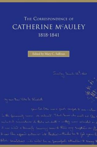 Cover of The Correspondence of Catherine McAuley, 1818-1841