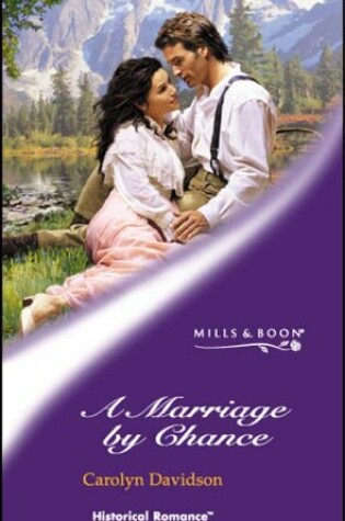 Cover of A Marriage by Chance