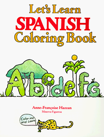 Book cover for Let's Learn Spanish Coloring Book