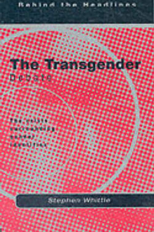 Cover of The Transgender Debate