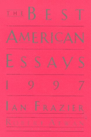 Cover of The Best American Essays