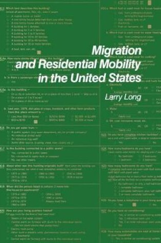 Cover of Migration and Residential Mobility in the United States