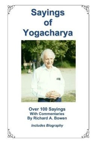 Cover of Sayings of Yogacharya
