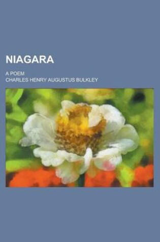 Cover of Niagara; A Poem