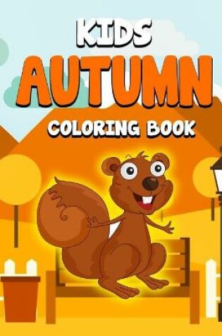 Cover of Autumn Kids Coloring Book