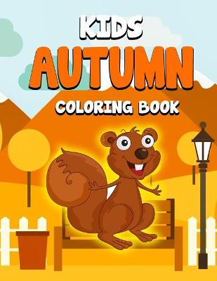 Book cover for Autumn Kids Coloring Book