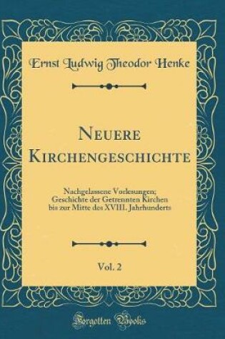 Cover of Neuere Kirchengeschichte, Vol. 2