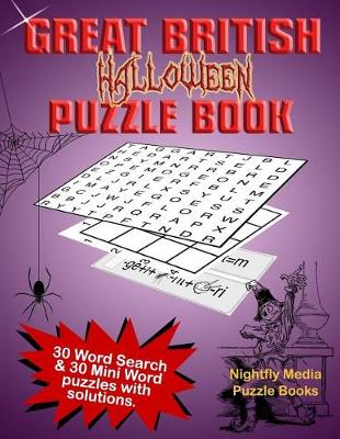 Book cover for Great British Halloween Puzzle Book