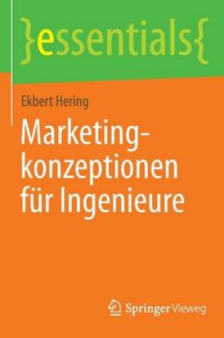 Cover of Marketingkonzeptionen fur Ingenieure