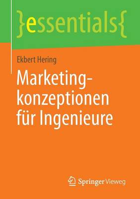 Cover of Marketingkonzeptionen fur Ingenieure