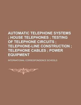 Book cover for Automatic Telephone Systems