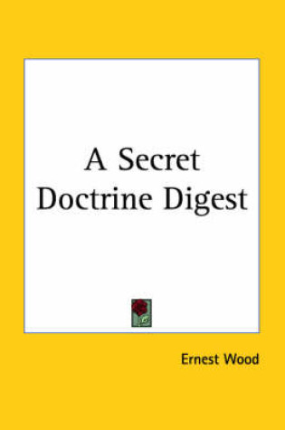 Cover of A Secret Doctrine Digest