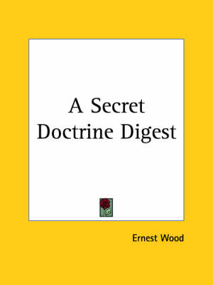 Book cover for A Secret Doctrine Digest