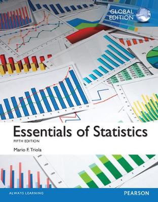 Book cover for Essentials of Statistics plus Pearson MyLab Statistics with Pearson eText, Global Edition