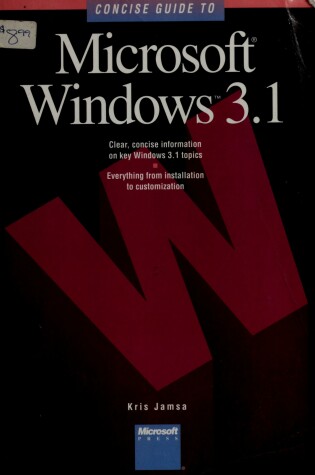 Cover of Concise Guide to Windows 3.1