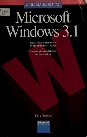 Cover of Concise Guide to Windows 3.1