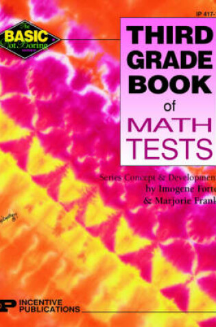 Cover of Third Grade Book of Math Tests