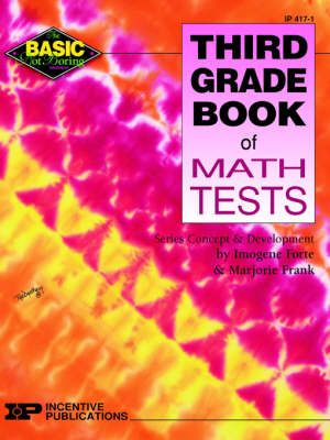 Book cover for Third Grade Book of Math Tests