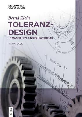 Book cover for Toleranzdesign