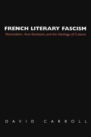 Cover of French Literary Fascism