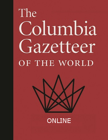 Book cover for Columbia Gazetteer of the World Online