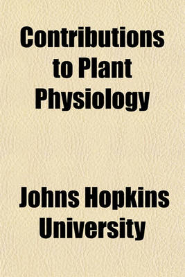 Book cover for Contributions to Plant Physiology