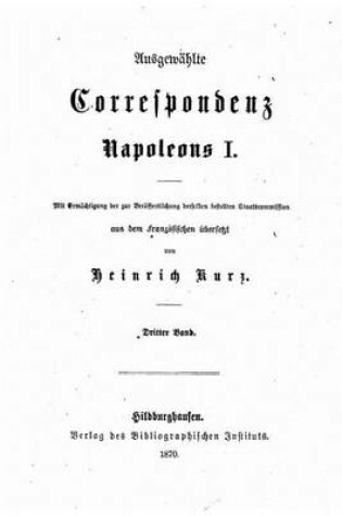 Cover of Ausgewahlte Correspondenz