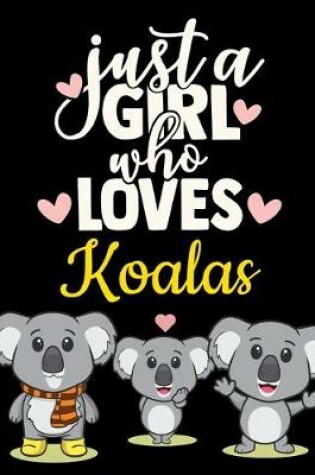 Cover of Koala Black Pages Notebook