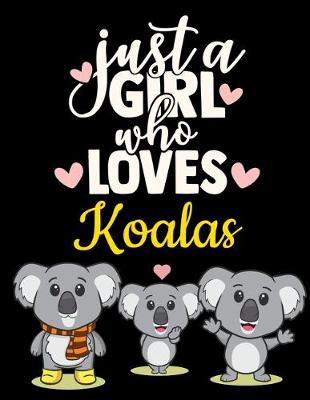 Cover of Koala Black Pages Notebook