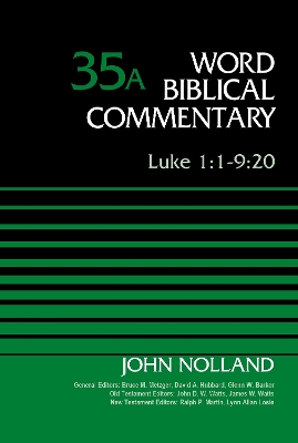 Book cover for Luke 1:1-9:20, Volume 35A