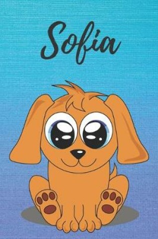 Cover of Sofia dog coloring book / notebook / journal / diary