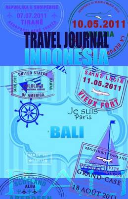 Book cover for Travel journal Indonesia