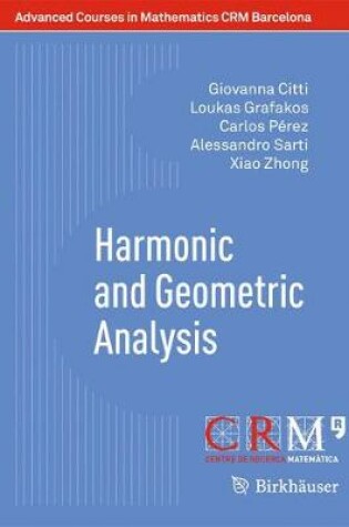 Cover of Harmonic and Geometric Analysis