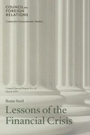 Cover of Lessons of the Financial Crisis
