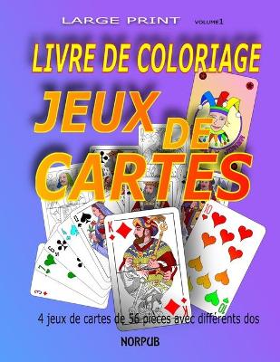 Book cover for Livre de Coloriage Jeux de Cartes