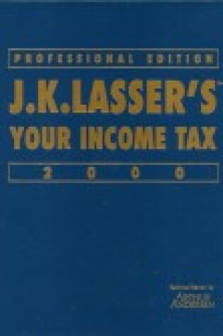 Cover of J.K. Lasser's Your Income Tax Professional