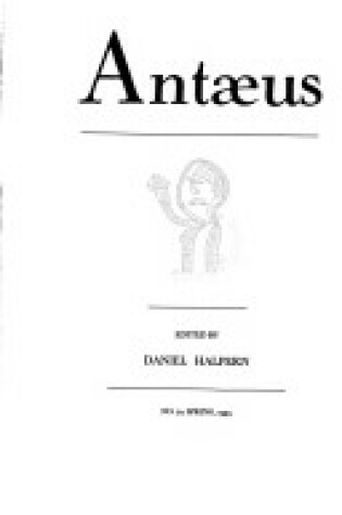 Cover of Antaeus 70 - Special Fiction Issue