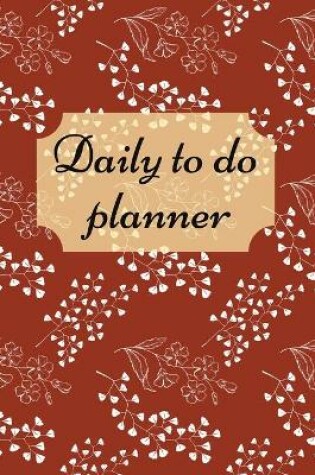 Cover of Daily to do planner