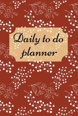 Book cover for Daily to do planner